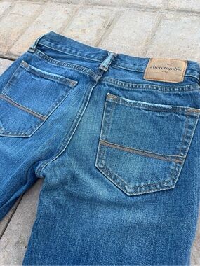 Abercrombie Kids Boy Jeans Size 14 Straight Leg Medium Wash Denim
